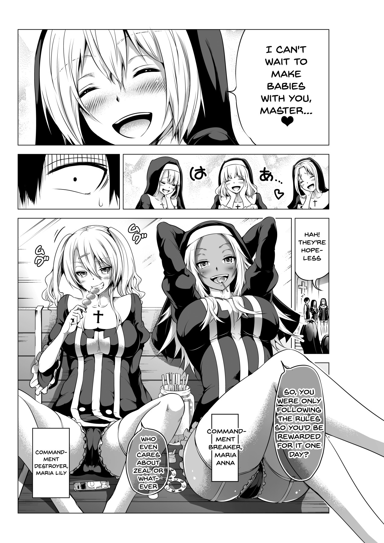 Hentai Manga Comic-An Other World Harem Paradise Extra Edition ~Country Of The Abstinent Sisters~-Read-8